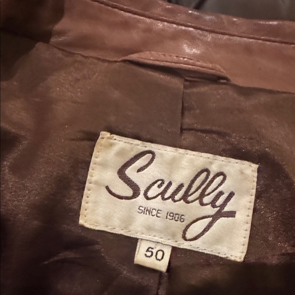Scully Western Men's Long Size 50 Leather Jacket - Picture 12 of 13